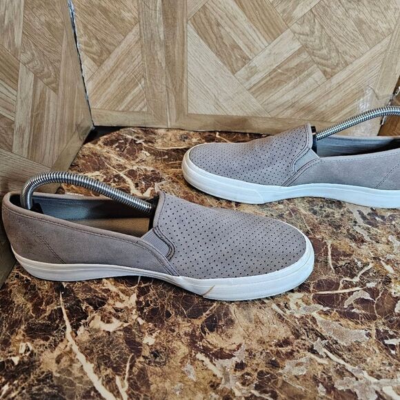 Keds women's low slip-on gray shoes size 10. 412 - Picture 6 of 11
